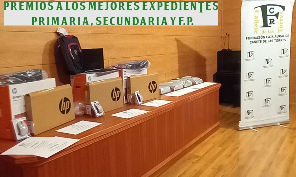 Premios a los Mejores Expedientes de Primaria, Secundaria y F.P.